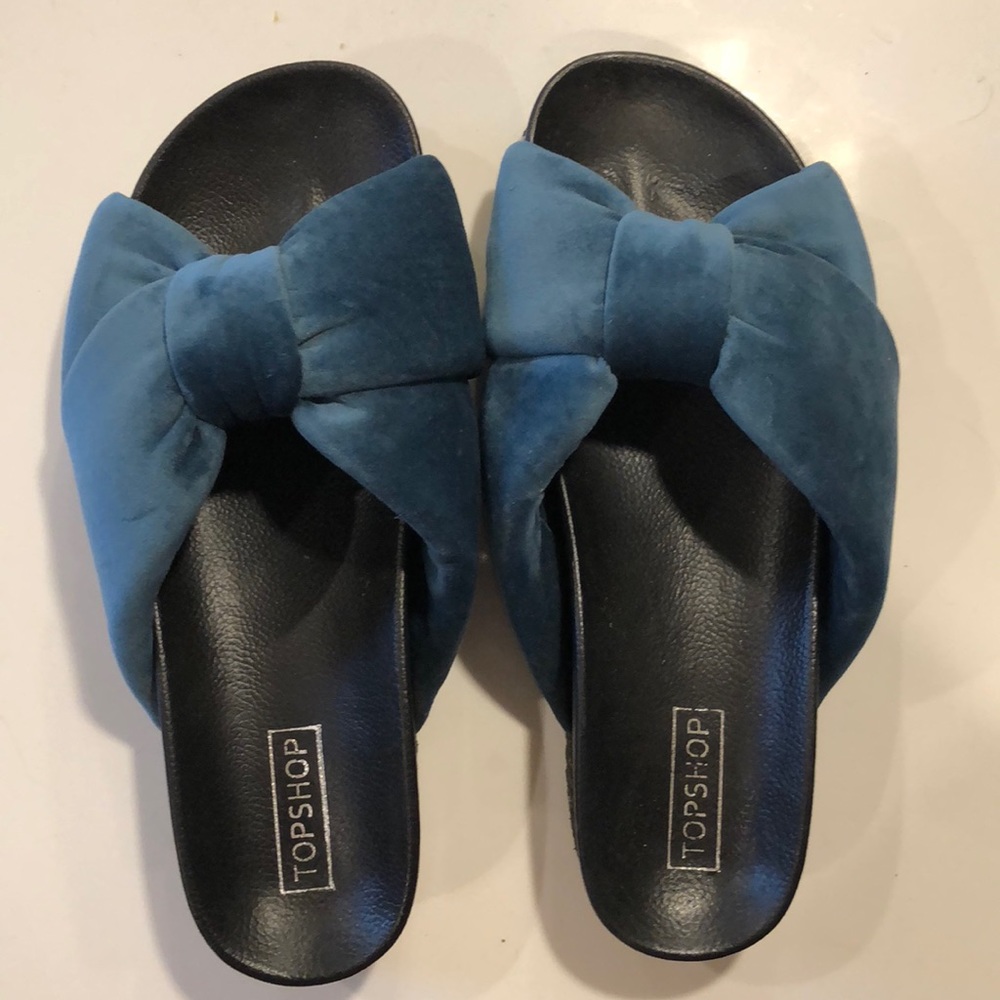 Blue Velvet Slides